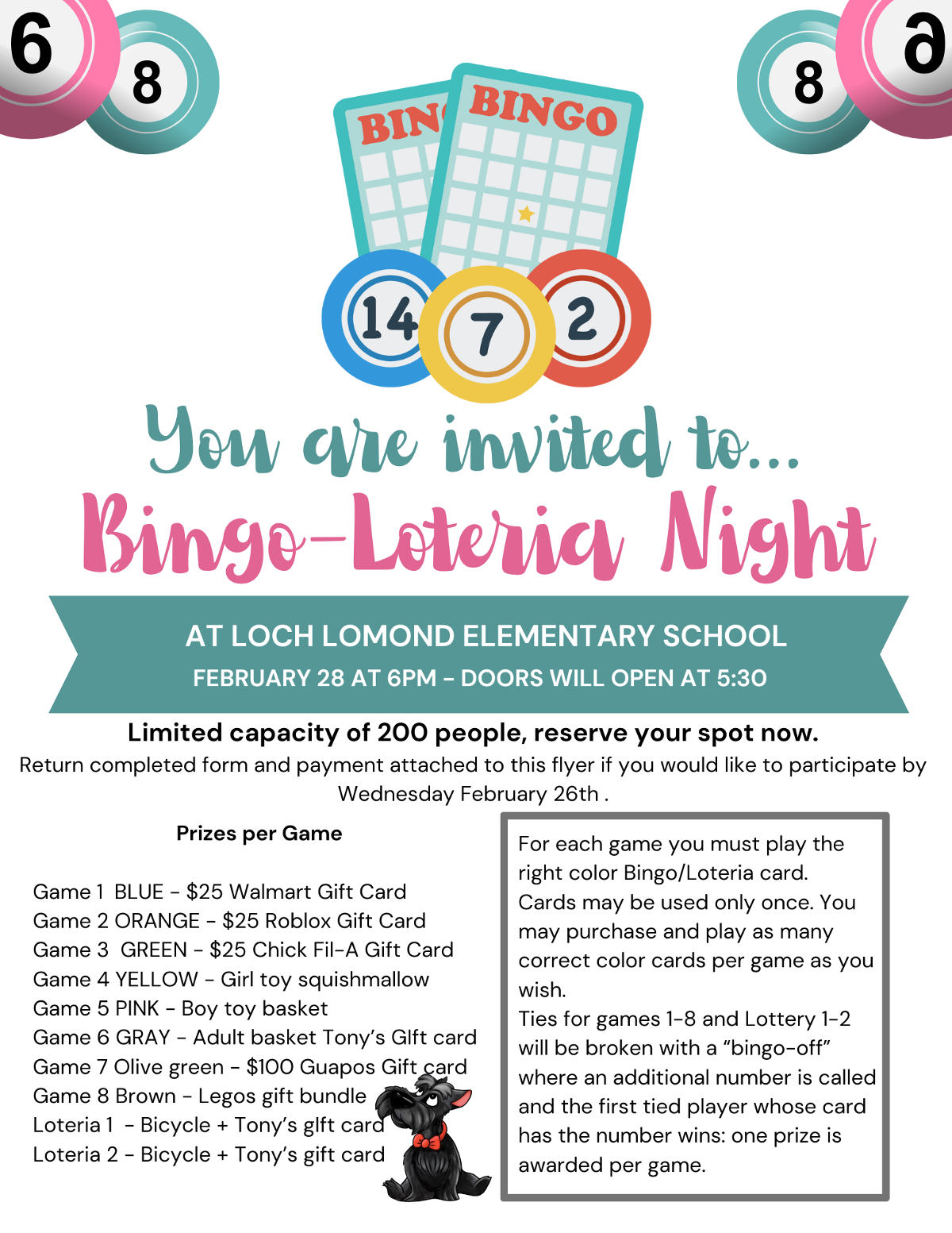 Flyer in Spanish
