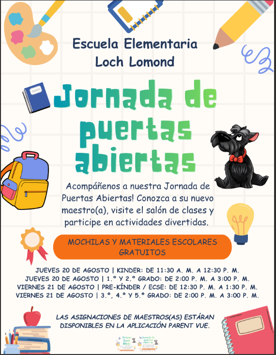 Flyer in Spanish