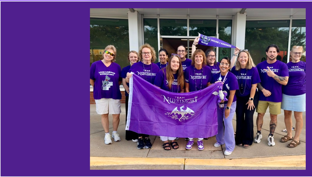 people dressed in purple