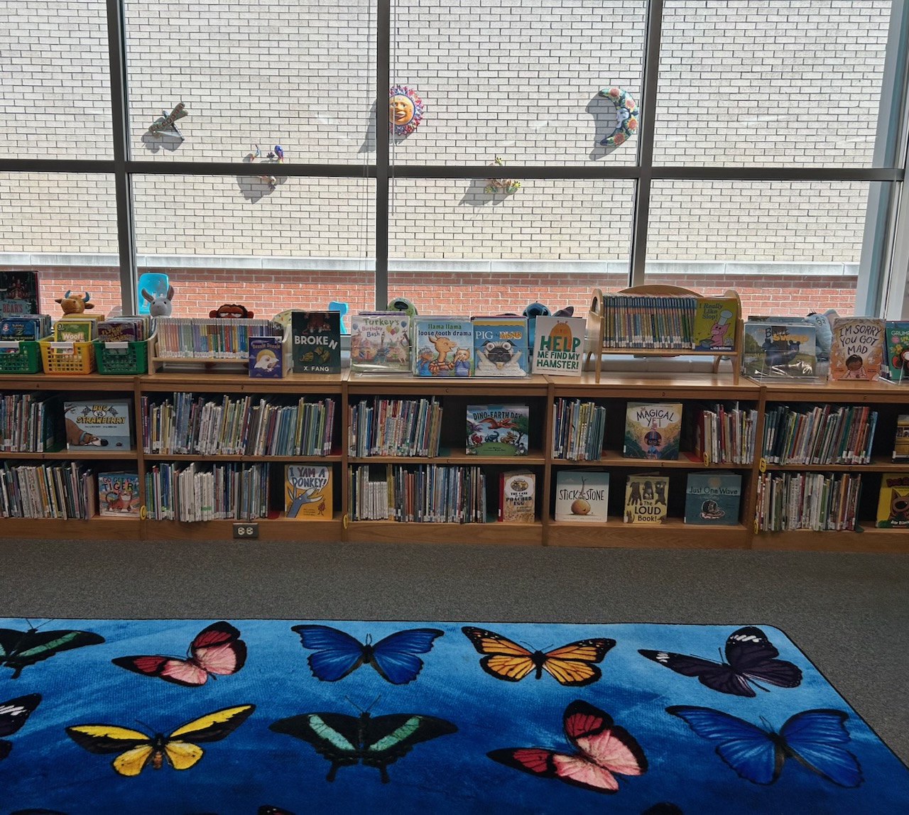 books and window