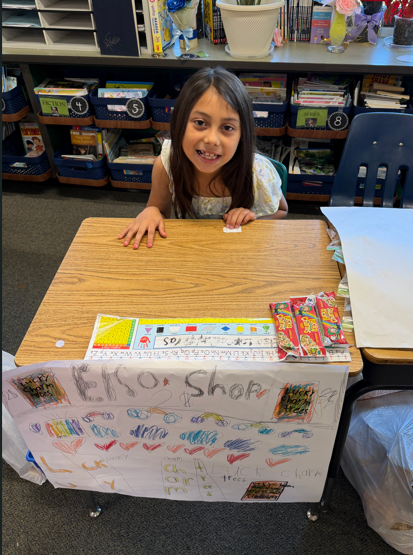 girls selling snack