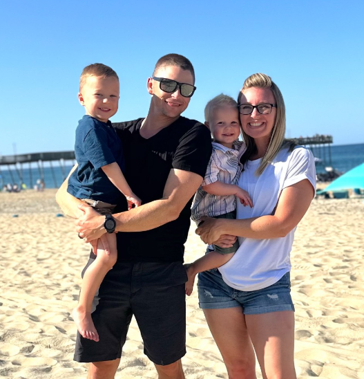 woman and family