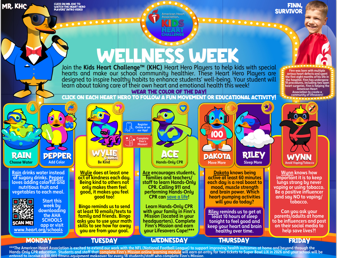 kids wellness flyer