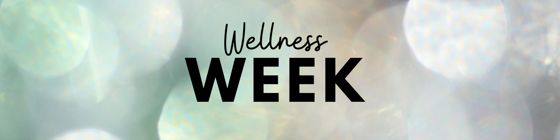 Wellness week banner